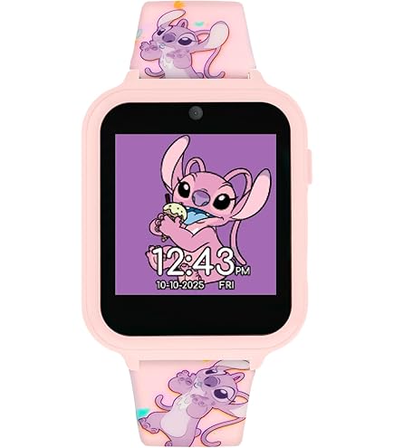 Disney Uniseks - Dzieci Casual Smartwatch, Niebieski, 41 mm